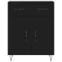Aparador de madera de ingeniería negro 69,5x34x90 cm by , Sideboards - Ref: Foro24-827973, Price: 85,51 €, Discount: %