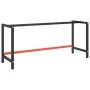 Estructura banco de trabajo metal negro y rojo mate 180x57x79cm von , Tischbeine - Ref: Foro24-151457, Preis: 95,61 €, Rabatt: %