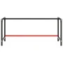 Estructura banco de trabajo metal negro y rojo mate 180x57x79cm von , Tischbeine - Ref: Foro24-151457, Preis: 95,61 €, Rabatt: %