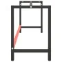 Estructura banco de trabajo metal negro y rojo mate 180x57x79cm von , Tischbeine - Ref: Foro24-151457, Preis: 95,61 €, Rabatt: %