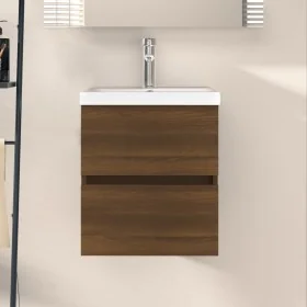 Mueble de lavabo madera de ingeniería marrón roble 41x38,5x45cm von , Badezimmermöbel - Ref: Foro24-815647, Preis: 45,73 €, R...