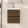 Mueble de lavabo madera de ingeniería marrón roble 41x38,5x45cm de , Muebles de baño - Ref: Foro24-815647, Precio: 45,71 €, D...