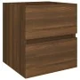 Mueble de lavabo madera de ingeniería marrón roble 41x38,5x45cm de , Muebles de baño - Ref: Foro24-815647, Precio: 45,71 €, D...