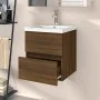 Mueble de lavabo madera de ingeniería marrón roble 41x38,5x45cm de , Muebles de baño - Ref: Foro24-815647, Precio: 45,71 €, D...