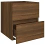 Mueble de lavabo madera de ingeniería marrón roble 41x38,5x45cm de , Muebles de baño - Ref: Foro24-815647, Precio: 45,71 €, D...