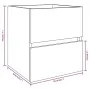 Mueble de lavabo madera de ingeniería marrón roble 41x38,5x45cm de , Muebles de baño - Ref: Foro24-815647, Precio: 45,71 €, D...