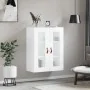 Armario de pared blanco brillante 69,5x34x90 cm de , Aparadores - Ref: Foro24-828454, Precio: 92,43 €, Descuento: %