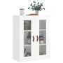 Armario de pared blanco brillante 69,5x34x90 cm de , Aparadores - Ref: Foro24-828454, Precio: 92,43 €, Descuento: %