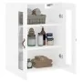 Armario de pared blanco brillante 69,5x34x90 cm de , Aparadores - Ref: Foro24-828454, Precio: 92,43 €, Descuento: %