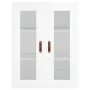 Armario de pared blanco brillante 69,5x34x90 cm de , Aparadores - Ref: Foro24-828454, Precio: 92,43 €, Descuento: %