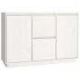 Aparador madera maciza de pino blanco 111x34x75 cm by , Sideboards - Ref: Foro24-814310, Price: 131,38 €, Discount: %