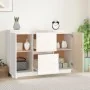 Aparador madera maciza de pino blanco 111x34x75 cm by , Sideboards - Ref: Foro24-814310, Price: 131,38 €, Discount: %