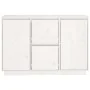 Aparador madera maciza de pino blanco 111x34x75 cm by , Sideboards - Ref: Foro24-814310, Price: 131,38 €, Discount: %