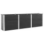 Arriate elevado de WPC gris 300x100x91 cm von , Töpfe und Pflanzgefäße - Ref: Foro24-318102, Preis: 714,98 €, Rabatt: %