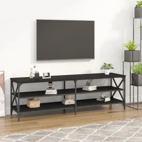 Mueble de TV madera contrachapada negro 160x40x50 cm von , TV-Möbel - Ref: Foro24-826729, Preis: 82,73 €, Rabatt: %