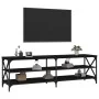 Mueble de TV madera contrachapada negro 160x40x50 cm by , TV Furniture - Ref: Foro24-826729, Price: 82,73 €, Discount: %