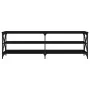 Mueble de TV madera contrachapada negro 160x40x50 cm by , TV Furniture - Ref: Foro24-826729, Price: 82,73 €, Discount: %