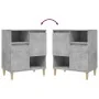 Aparador de madera contrachapada gris hormigón 60x35x70 cm by , Sideboards - Ref: Foro24-821144, Price: 77,97 €, Discount: %