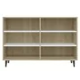 Aparador de madera contrachapada blanco y roble 103,5x35x70 cm von , Sideboards - Ref: Foro24-806045, Preis: 77,42 €, Rabatt: %