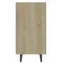Aparador de madera contrachapada blanco y roble 103,5x35x70 cm von , Sideboards - Ref: Foro24-806045, Preis: 77,42 €, Rabatt: %