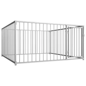 Jaula perrera de exterior 200x200x100 cm von , Hundehütten und Zäune - Ref: Foro24-144489, Preis: 238,48 €, Rabatt: %