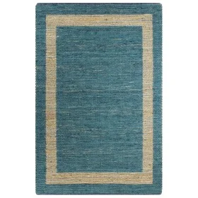 Alfombra hecha a mano de yute azul 120x180 cm von , Teppiche - Ref: Foro24-133735, Preis: 71,06 €, Rabatt: %