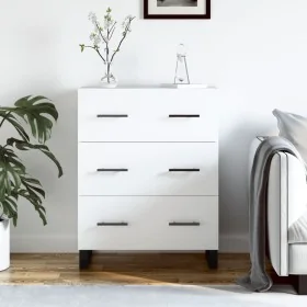 Aparador de madera de ingeniería blanco 69,5x34x90 cm by , Sideboards - Ref: Foro24-827876, Price: 118,73 €, Discount: %