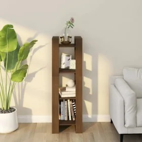 Estantería/divisor espacios madera marrón miel 41x35x125 cm by , Bookcases and shelves - Ref: Foro24-813867, Price: 45,11 €, ...