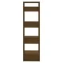 Estantería/divisor espacios madera marrón miel 41x35x125 cm by , Bookcases and shelves - Ref: Foro24-813867, Price: 45,11 €, ...