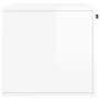Armario de pared madera ingeniería blanco brillo 80x36,5x35 cm von , Schließfächer und Lagerschränke - Ref: Foro24-830070, Pr...