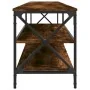 Mueble TV metal madera contrachapada roble ahumado 200x40x50 cm von , TV-Möbel - Ref: Foro24-826741, Preis: 95,61 €, Rabatt: %