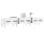 Mueble de TV madera de ingeniería blanco 150x36x30 cm de , Muebles TV - Ref: Foro24-829148, Precio: 89,43 €, Descuento: %