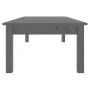 Mesa de centro de madera maciza de pino gris 110x50x30 cm by , Coffee table - Ref: Foro24-814236, Price: 72,91 €, Discount: %