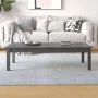 Mesa de centro de madera maciza de pino gris 110x50x30 cm by , Coffee table - Ref: Foro24-814236, Price: 72,91 €, Discount: %