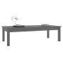 Mesa de centro de madera maciza de pino gris 110x50x30 cm by , Coffee table - Ref: Foro24-814236, Price: 72,91 €, Discount: %