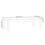 Mesa de centro de madera maciza de pino gris 110x50x30 cm by , Coffee table - Ref: Foro24-814236, Price: 72,91 €, Discount: %