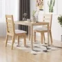 Mesa de comedor madera maciza de acacia 110x70x75 cm by , Kitchen and dining tables - Ref: Foro24-345081, Price: 150,79 €, Di...
