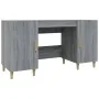 Escritorio de madera contrachapada gris Sonoma 140x50x75 cm von , Schreibtische - Ref: Foro24-817550, Preis: 113,86 €, Rabatt: %