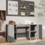 Escritorio de madera contrachapada gris Sonoma 140x50x75 cm von , Schreibtische - Ref: Foro24-817550, Preis: 113,86 €, Rabatt: %