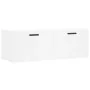 Armario de pared madera de ingeniería blanco 100x36,5x35 cm by , Lockers and storage cabinets - Ref: Foro24-830140, Price: 60...