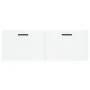 Armario de pared madera de ingeniería blanco 100x36,5x35 cm by , Lockers and storage cabinets - Ref: Foro24-830140, Price: 60...