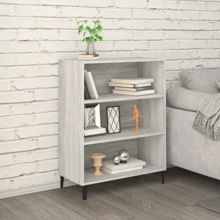 Aparador de madera contrachapada gris Sonoma 69,5x32,5x90 cm de , Aparadores - Ref: Foro24-817379, Precio: 54,37 €, Descuento: %