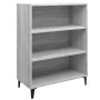 Aparador de madera contrachapada gris Sonoma 69,5x32,5x90 cm de , Aparadores - Ref: Foro24-817379, Precio: 54,37 €, Descuento: %