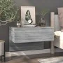 Mesita de noche de pared gris Sonoma de , Mesitas de noche - Ref: Foro24-816942, Precio: 40,28 €, Descuento: %