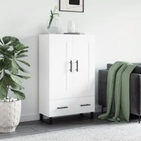 Aparador alto madera de ingeniería blanco 69,5x31x115 cm by , Sideboards - Ref: Foro24-830348, Price: 95,25 €, Discount: %