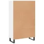 Aparador alto madera de ingeniería blanco 69,5x31x115 cm by , Sideboards - Ref: Foro24-830348, Price: 95,25 €, Discount: %