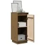 Aparador de madera maciza de pino marrón miel 31,5x34x75 cm de , Aparadores - Ref: Foro24-813356, Precio: 50,30 €, Descuento: %