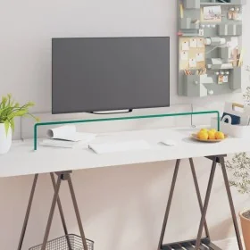 Soporte para TV/Elevador monitor cristal claro 100x30x13 cm von , TV-Möbel - Ref: Foro24-244131, Preis: 105,10 €, Rabatt: %