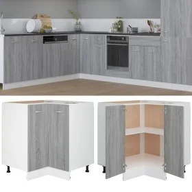 Armario cocina “Lyon” madera ingeniería gris Sonoma von , Küchenschränke - Ref: Foro24-815583, Preis: 99,96 €, Rabatt: %