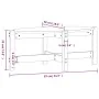 Mesa de centro madera maciza de pino marrón miel 87x48x35 cm von , Couchtisch - Ref: Foro24-822325, Preis: 36,91 €, Rabatt: %